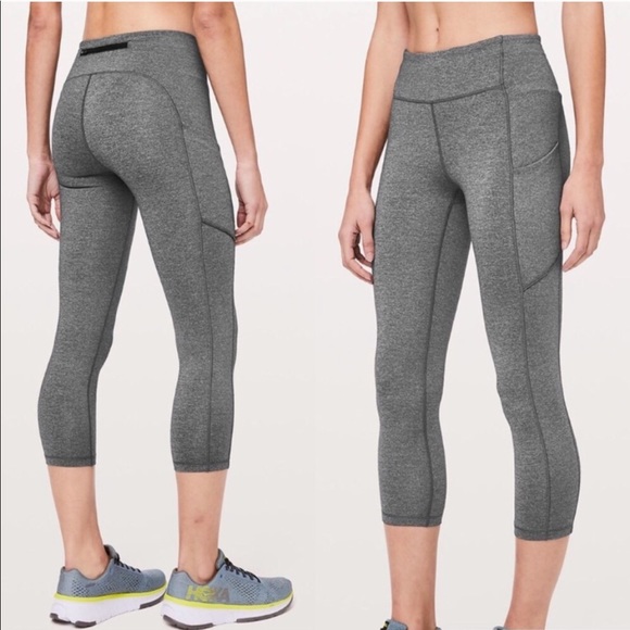 lululemon athletica Pants - Lululemon Speed Up Crop 21” Gray Leggings